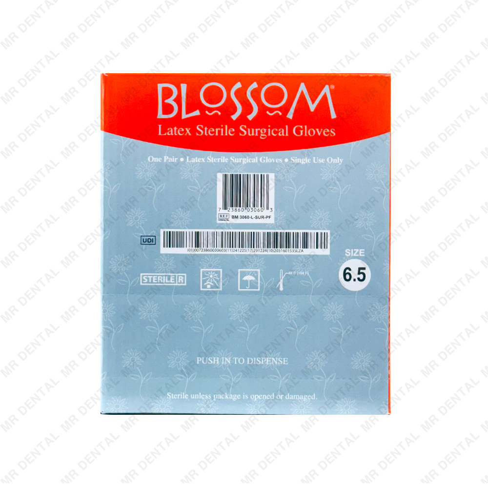 BLOSSOM latex surgical gloves (무분말)