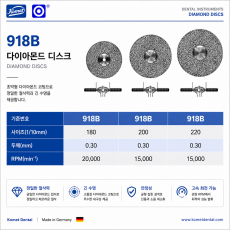 다이아몬드 디스크 양면