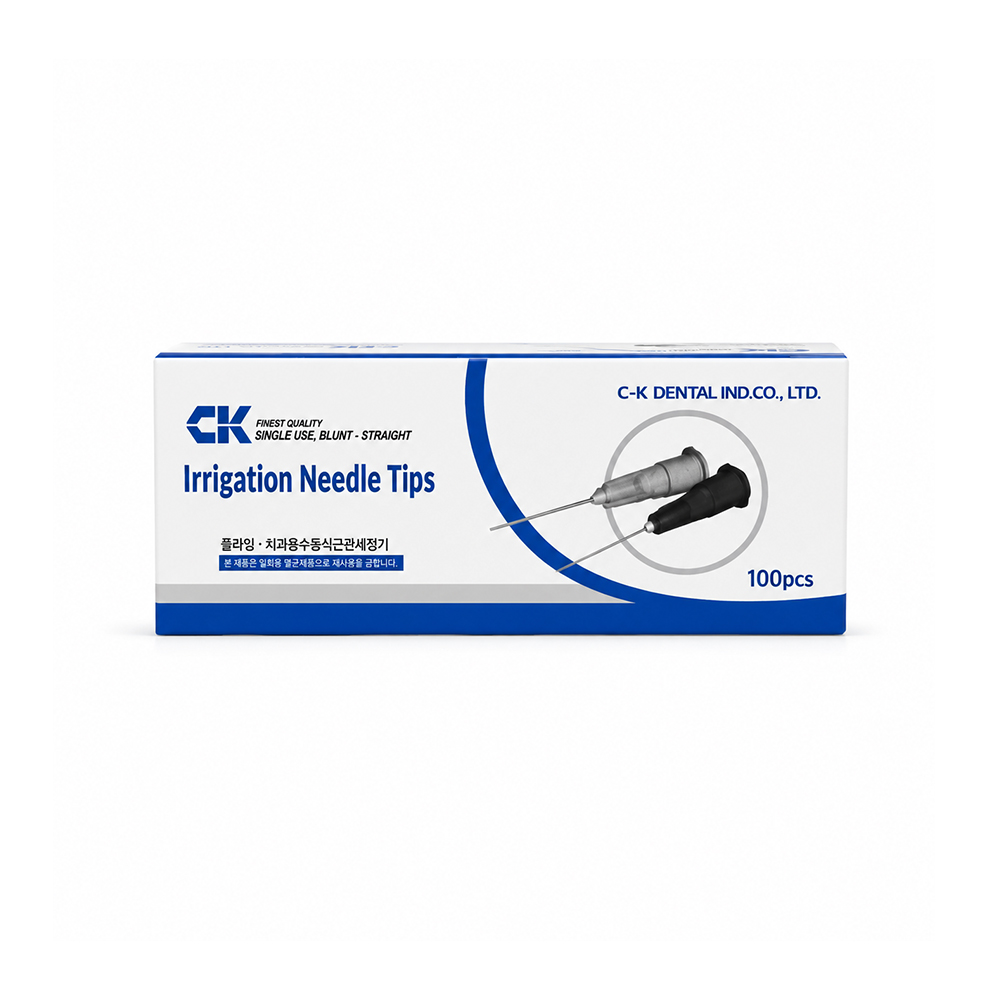 CK Dental] Irrigation Needle Straight Tip(니들캡있음) [[캡]24G 25mm(퍼플)]