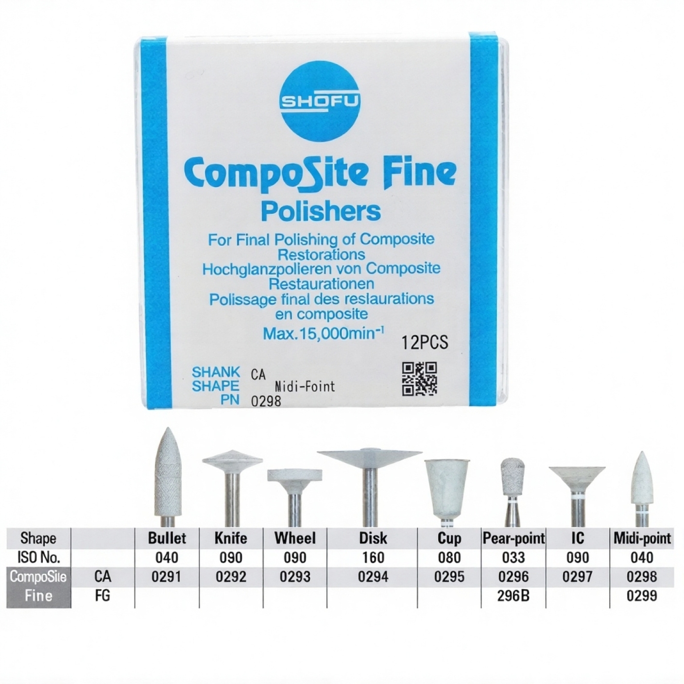 Composite Fine polisher(white band)
