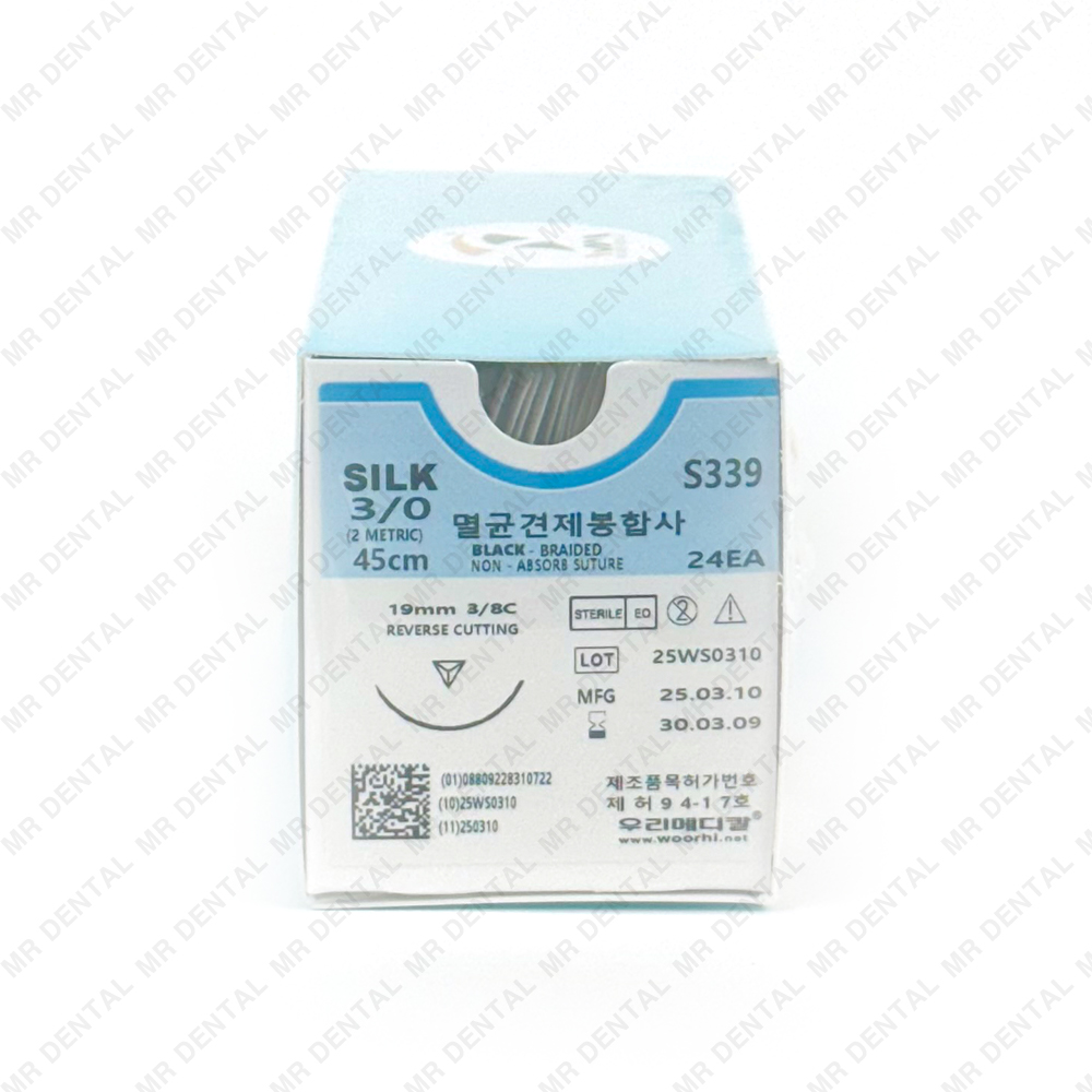 [우리메디칼] Black Silk 3-0 봉합사