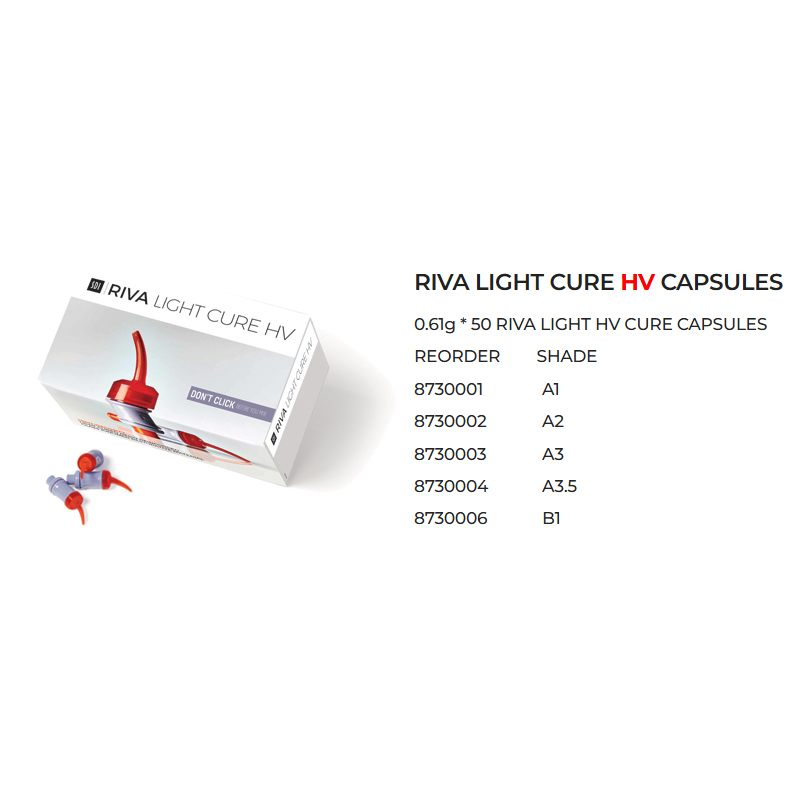 [비보험] RIVA LIGHT CURE HV CAPSULES +에칭증정