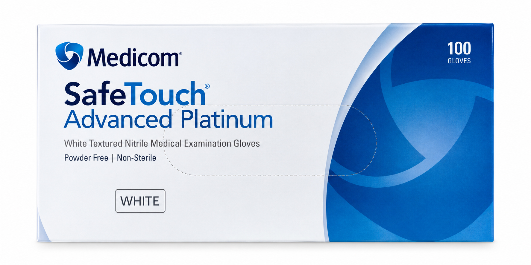 SafeTouch Advanced Platinum Nitrile Gloves (무분말) 1통(100ea)